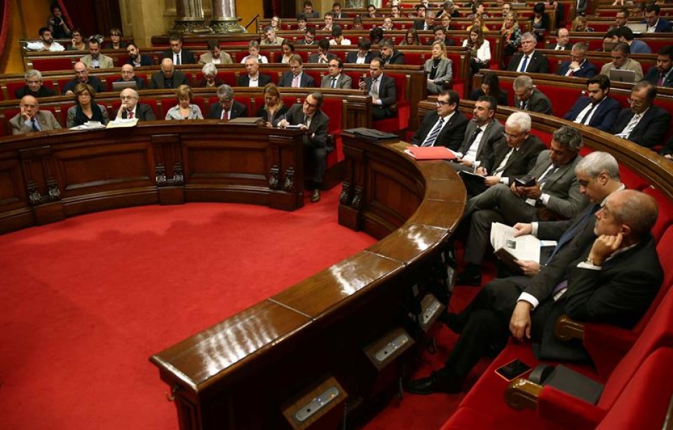 Parlamento de Cataluña.