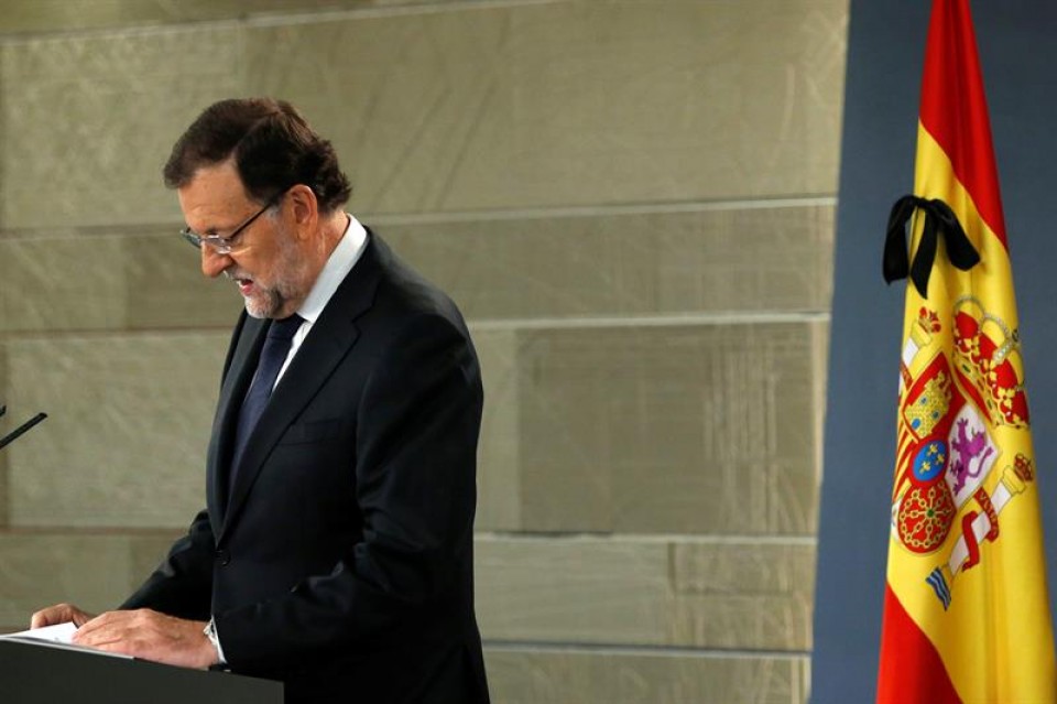 Rajoy: 'Nos pueden hacer daño, pero no nos van a vencer'