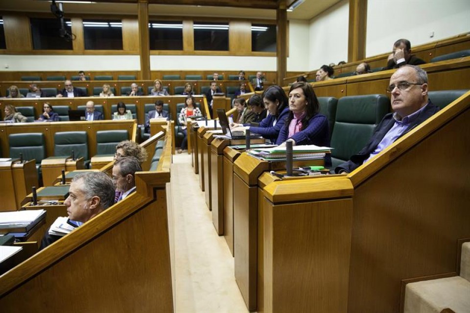 El Parlamento Vasco durante el debate de la pasada semana. Imagen de archivo: EFE