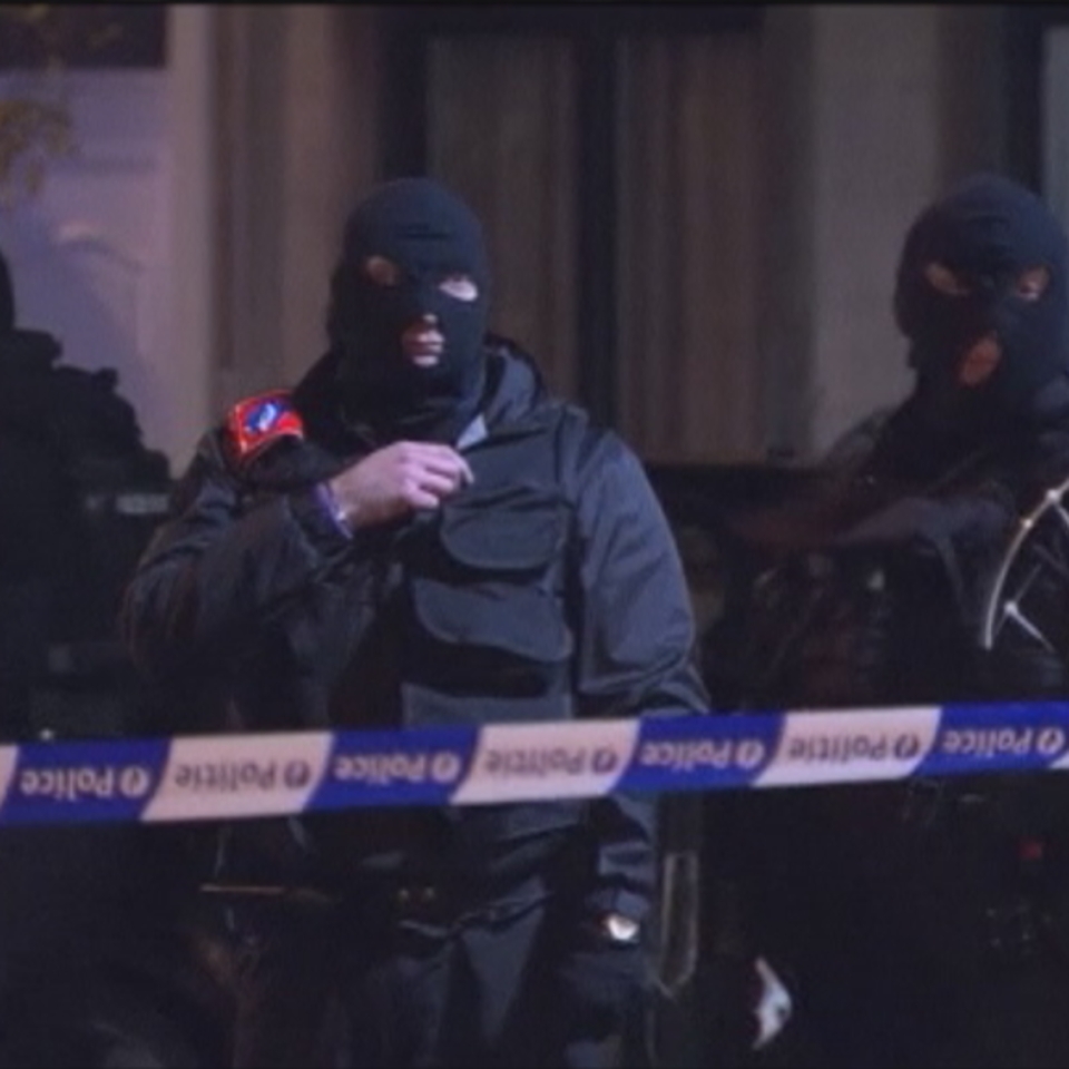 El operativo policial en Bruselas concluye con 16 detenidos