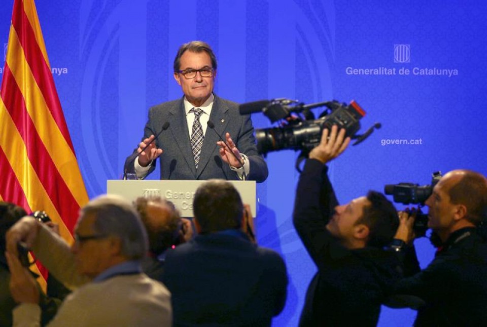 El líder de Convergència Democràtica de Catalunya, Artur Mas. Foto: EFE