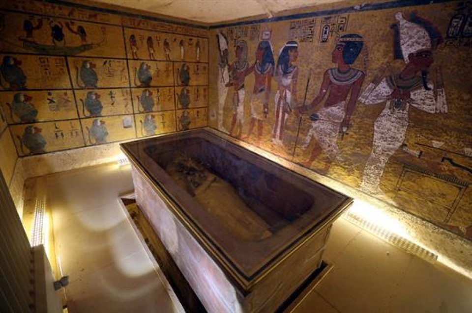 La tumba de Tutankamón. Foto: EFE