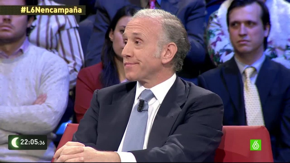 El periodista Eduardo Inda en el programa 'La Sexta Noche'.