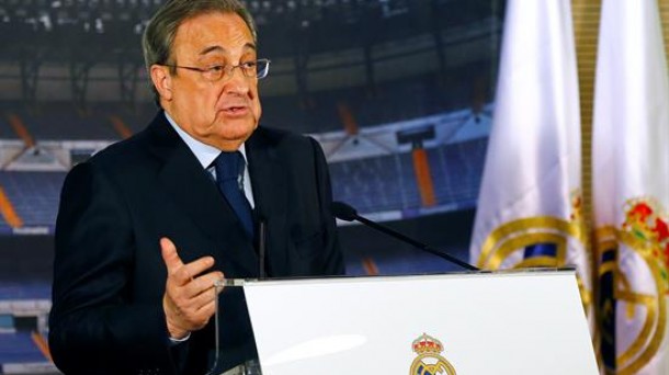 Florentino Pérez, presidente del Real Madrid. Foto: Efe.