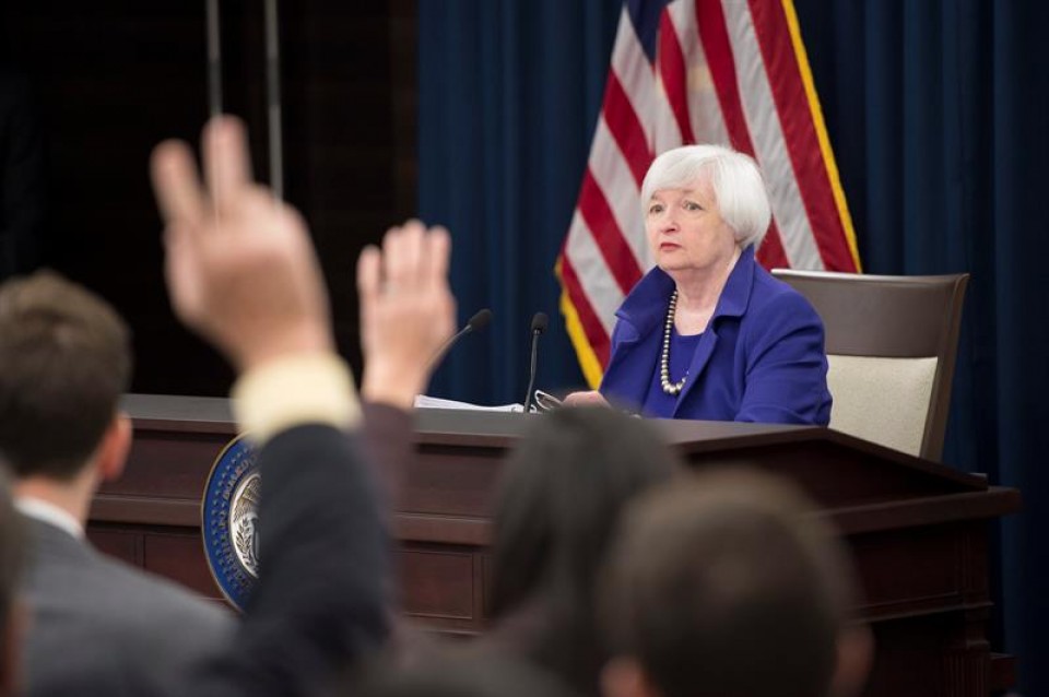 La presidenta del la Reserva Federal estadounidense, Janet Yellen. Foto: EFE