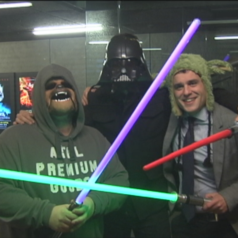 Estreno de Star Wars 7 en Azkuna Zentroa de Bilbao, en diciembre de 2015. EiTB