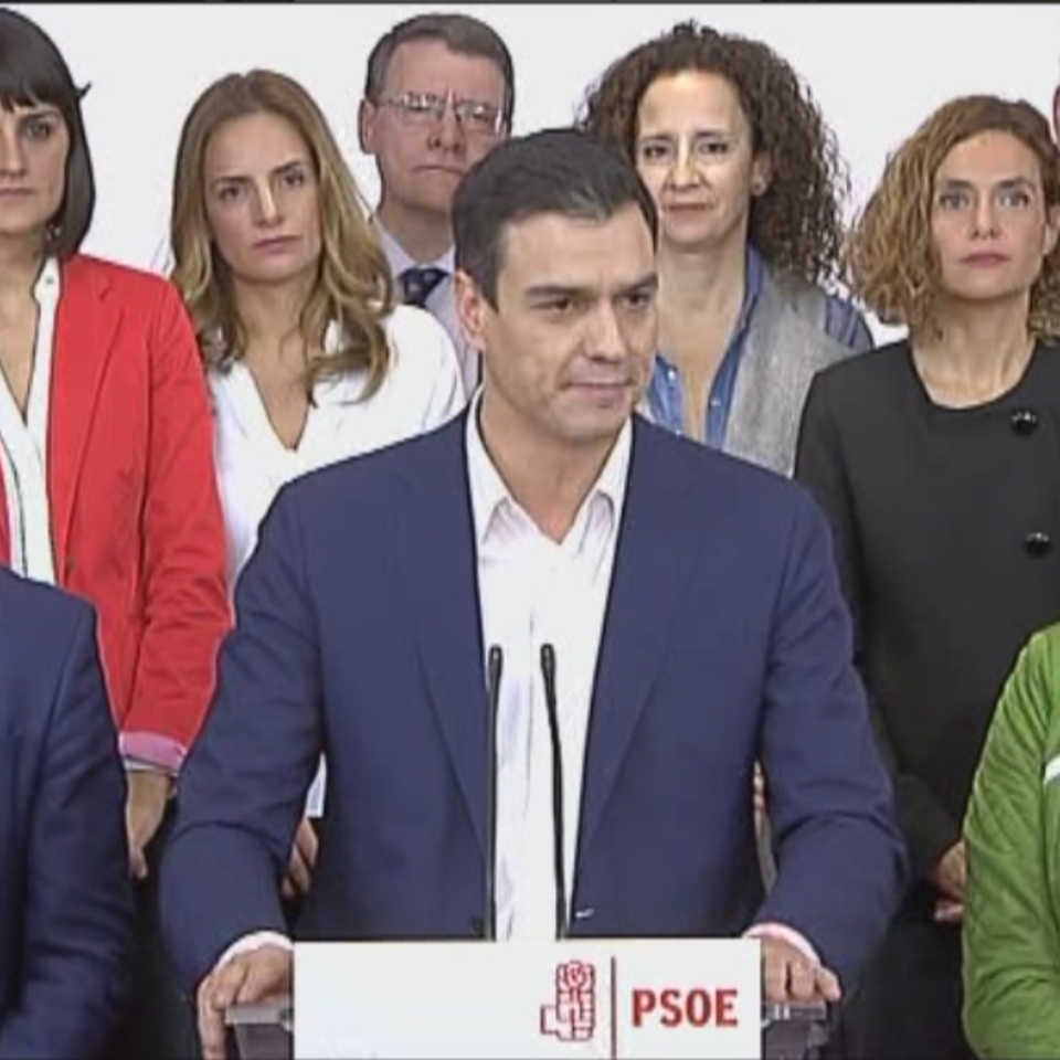 Pedro Sanchez PSOEko presidentegaia. Argazkia: EFE