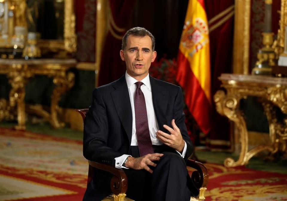 Felipe VI.a Espainiako erregea.