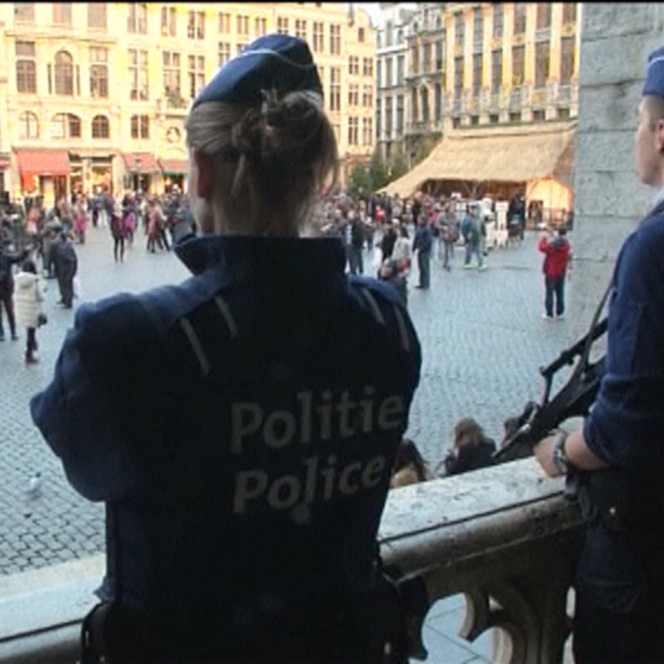 Belgikako Polizia Bruselan. Artxiboko irudia: EFE