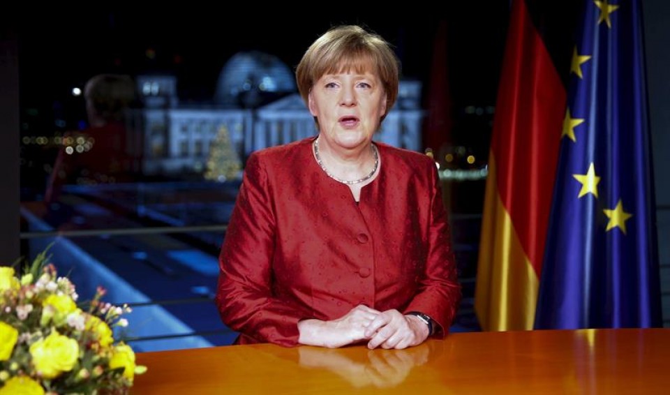 Angela Merkel Alemaniako kantzilerra.