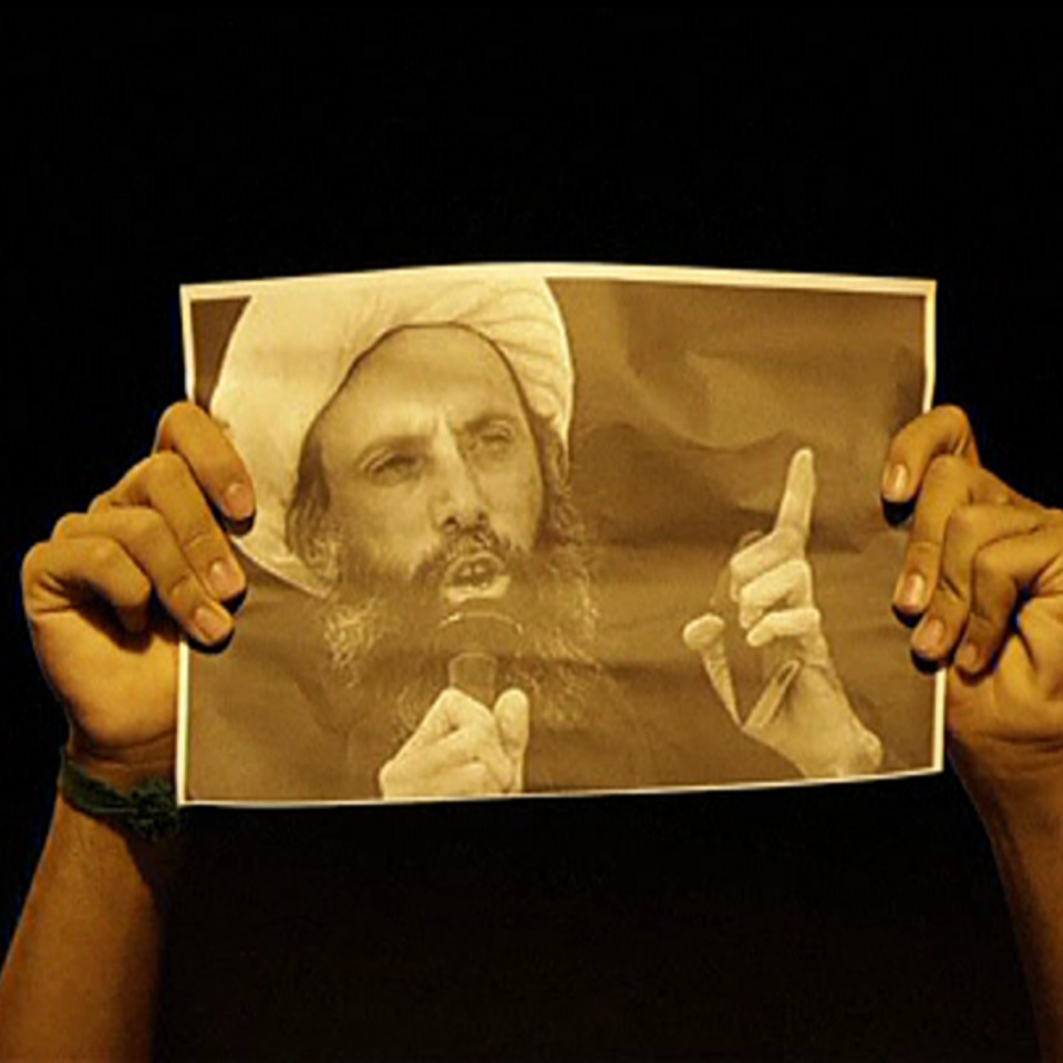Imagen del líder chií ejecutado por Arabia Saudí. Foto: EiTB