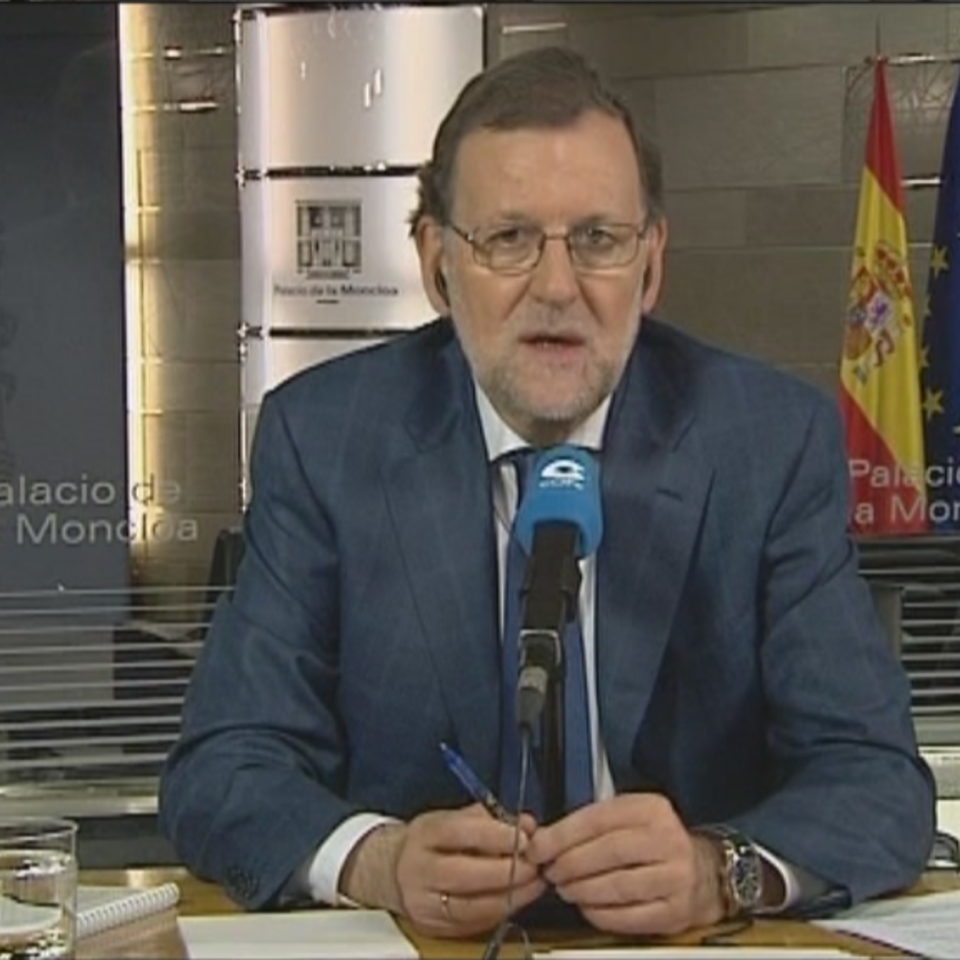 Mariano Rajoy Espainiako Gobernuko presidentea.