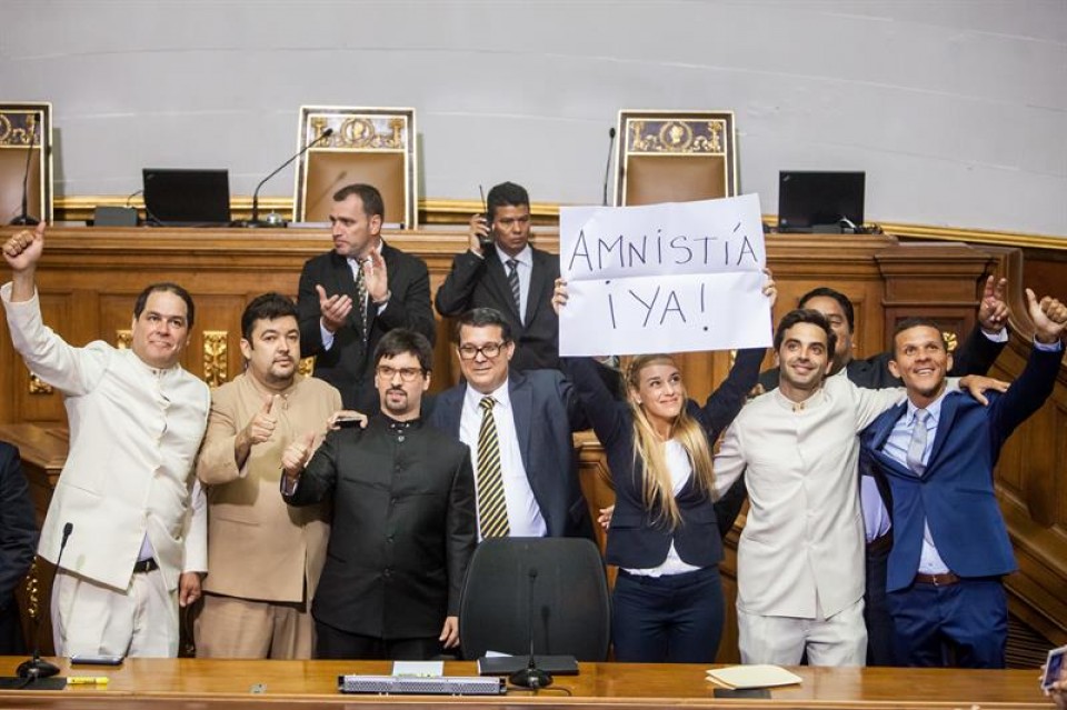 Venezuela oposizioa Parlamentua EFE