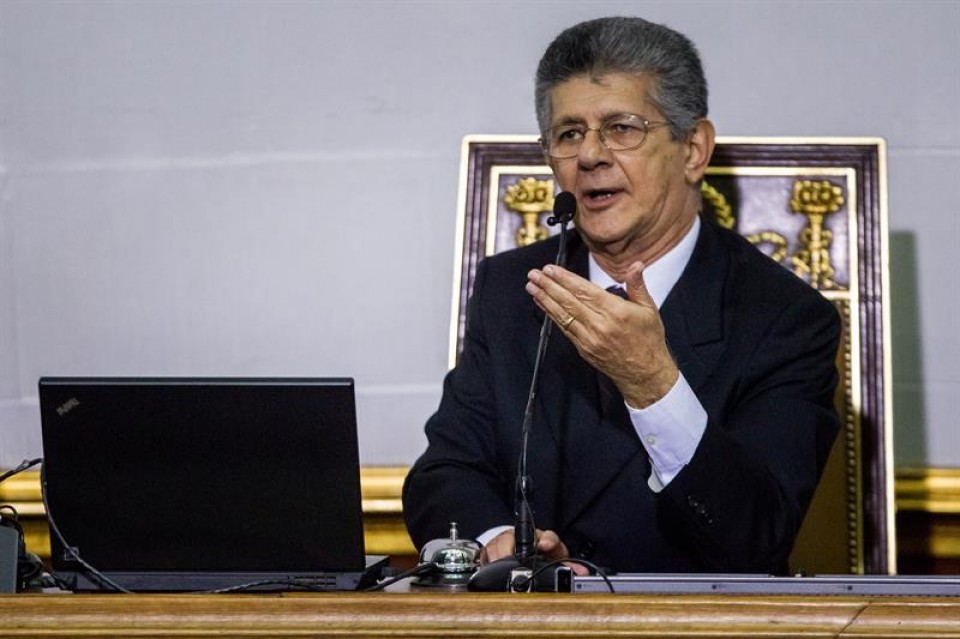 El presidente del nuevo Parlamento de Venezuela, Henry Ramos Allup. Foto: EFE