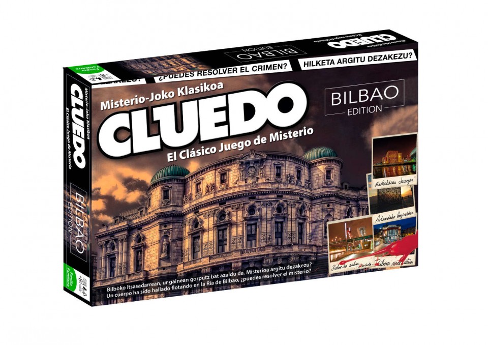 La edición Bilbao del juego de mesa Cluedo: Fuente: Eleven Force