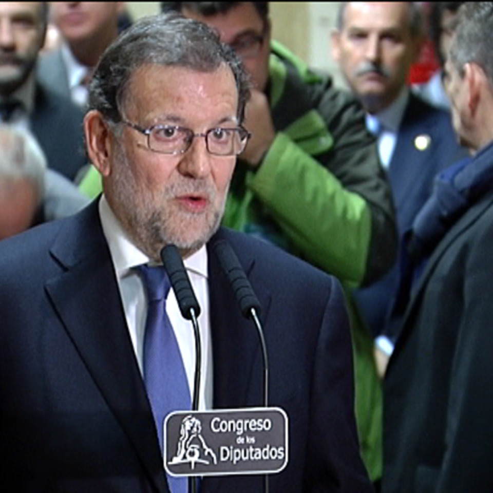 Mariano Rajoy Espainiako Gobernuko presidentea. EiTB