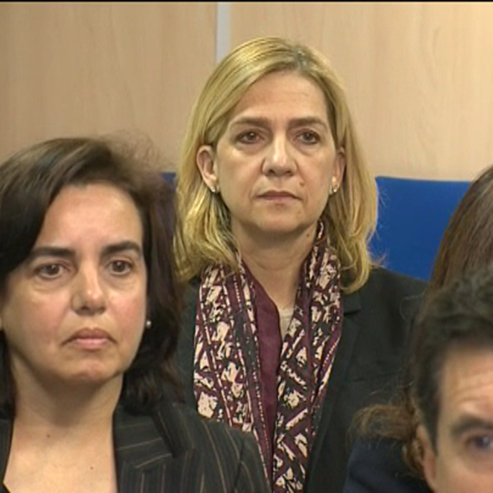 Los fiscales Anticorrupción Pedro Horrach y Ana Lamas, durante el juicio del caso Nóos. EFE