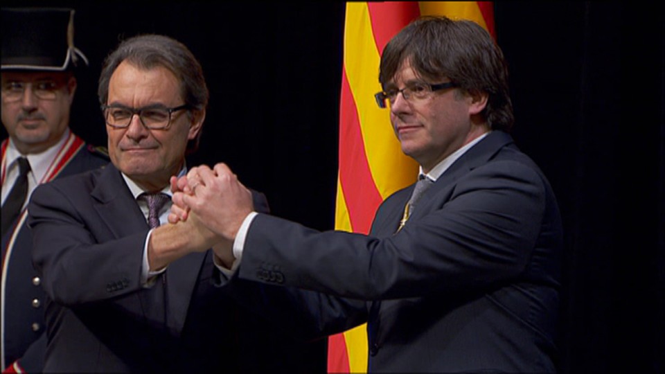 El nuevo president de la Generalitat, Carles Puigdemont. Foto: EFE