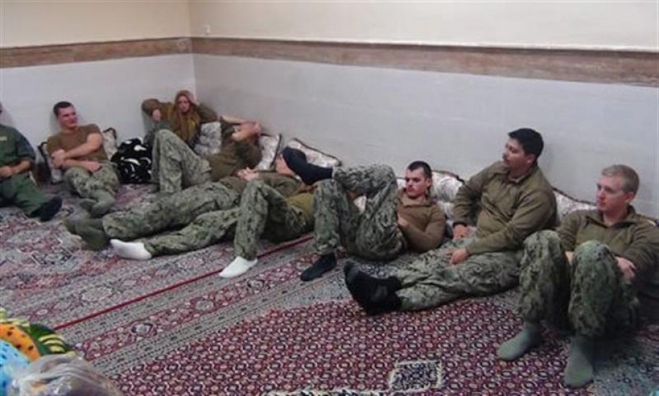 Marines estadounidenses retenidos en Irán. 