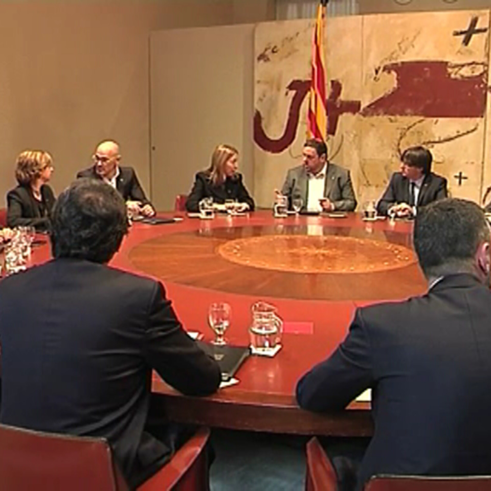 El nuevo Gobierno de Cataluña. Foto: EFE
