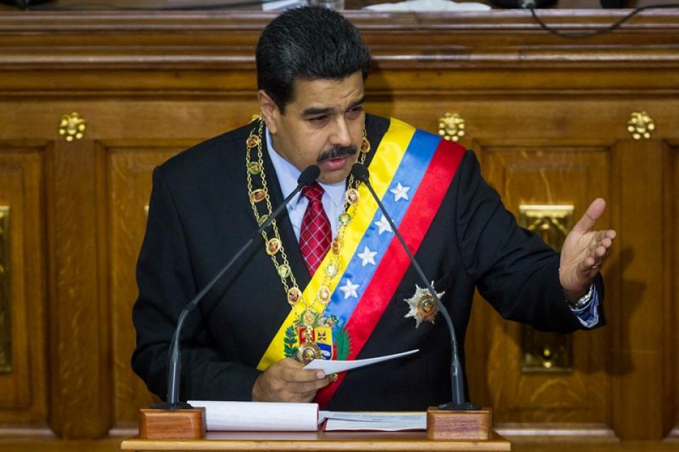 Nicolas Maduro, artxiboko irudi batean. Argazkia: EFE