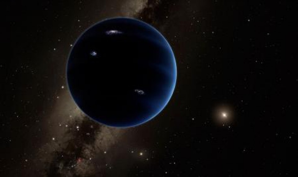 "Bederatzigarren Planeta"ren simulazio bat. Infografia: Caltech/R. Hurt (IPAC)