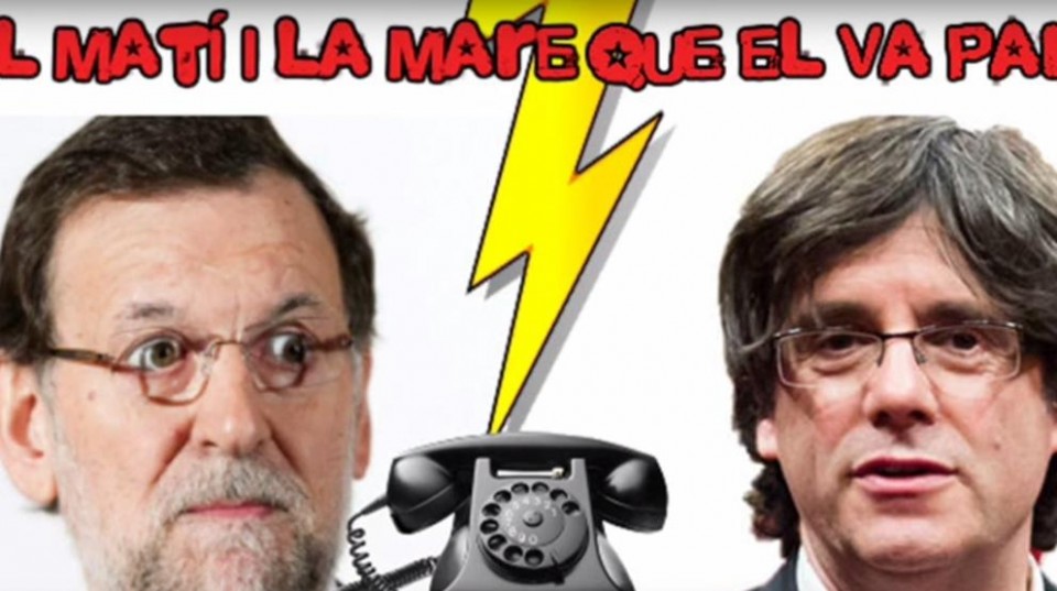 Rajoy eta Puigdemont.