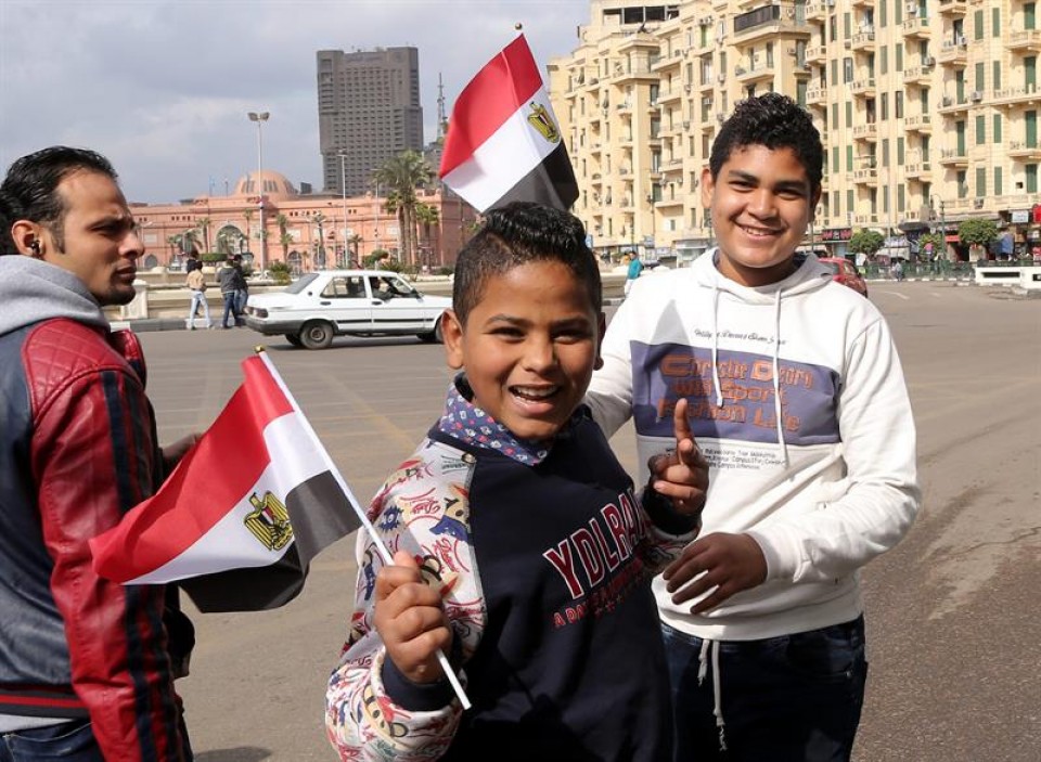 Egiptoko iraultzaren bosgarren urteurrena Tahrir plaza efe