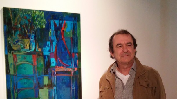 Santiago Gargallo el pintor gasteiztarra expone ''El cosmos del pintor''