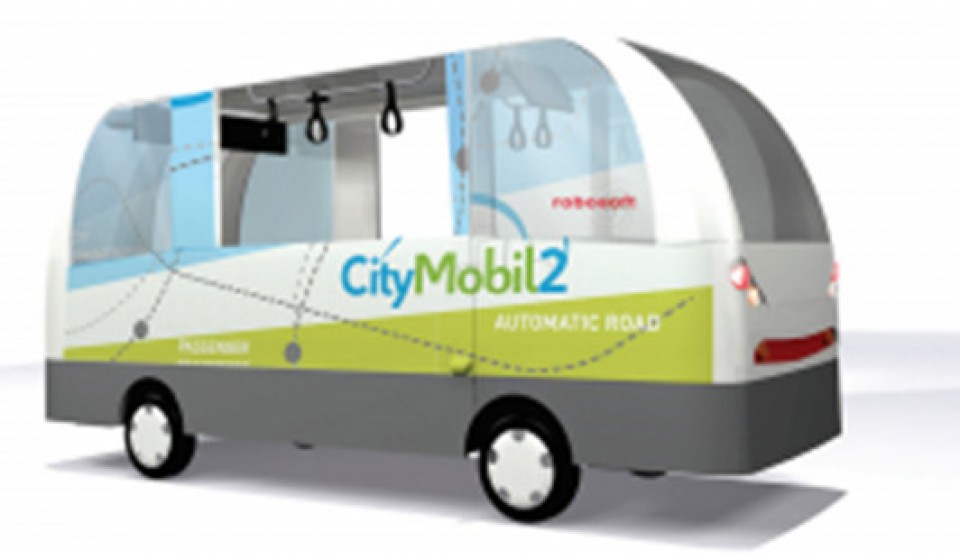Imagen del prototipo de autobús del programa CityMobil 2. Argazkia: IREKIA