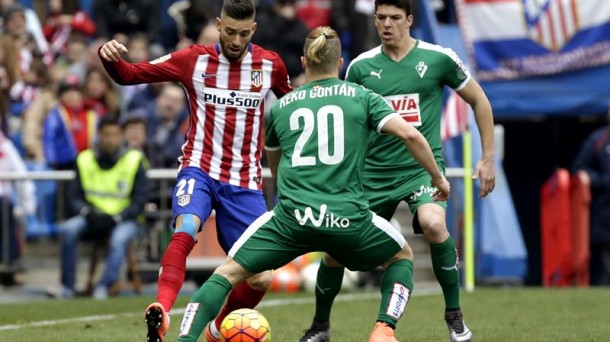 El Eibar tiene cinco puntos menos que el Atlético. Foto: Efe.