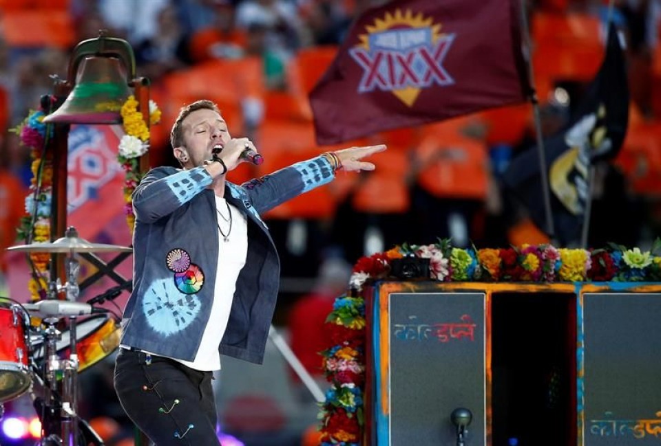 Coldplay, iaz Bartzelonan eman zuen kontzertuan. Argazkia: Efe