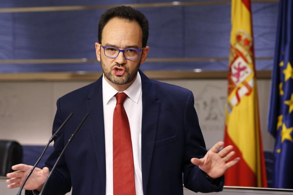 Antonio Hernando, el portavoz del PSOE en el Congreso. Foto: EFE