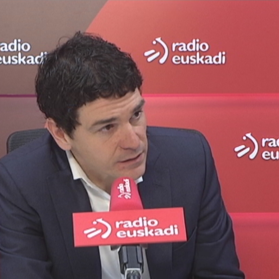 Unai Rementeria, diputado general de Bizkaia, en Radio Euskadi. 