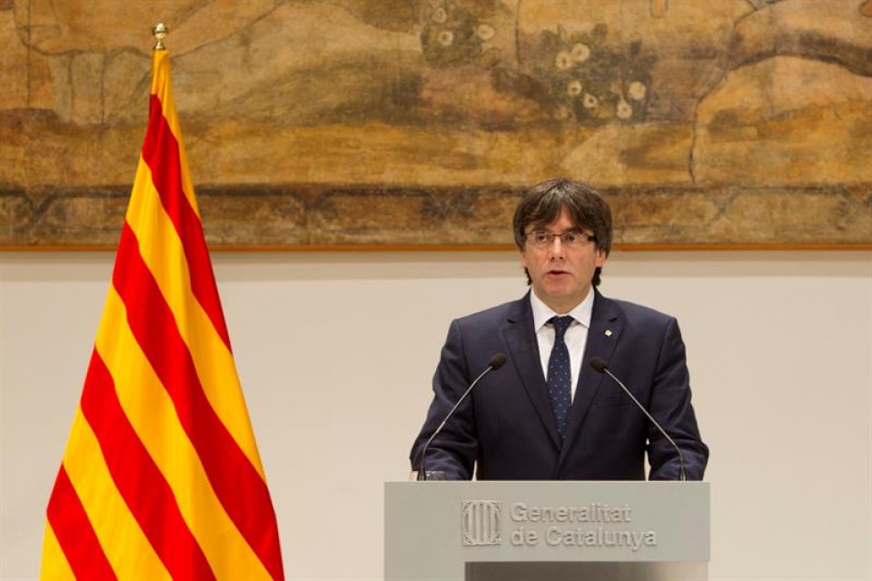 Carles Puigdemont, president de la Generalitat de Catalunya.