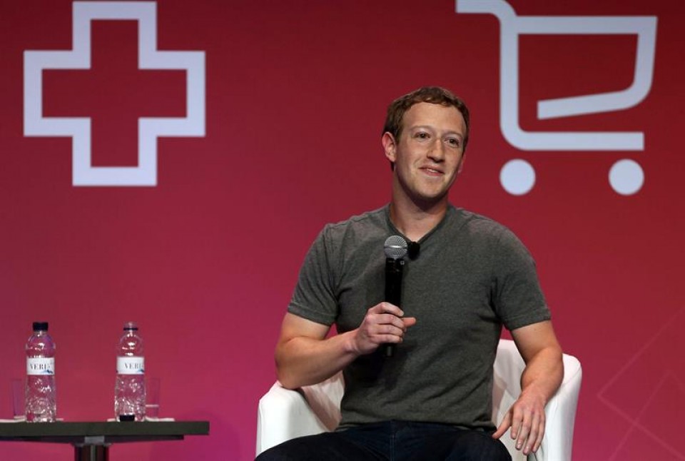 Mark Zuckerberg, fundador de Facebook. Foto: EFE.