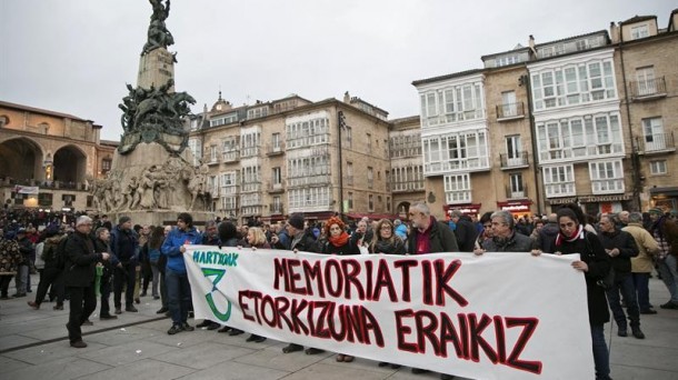 Manifestación del 40 aniversario del suceso del 3 de Marzo. Foto de arhivo. EFE