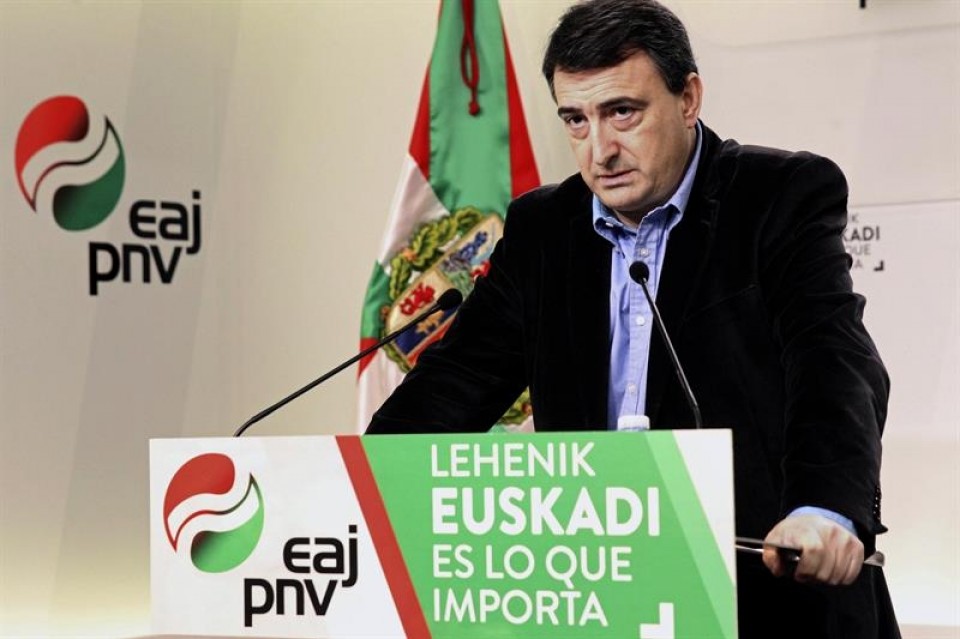 Aitor Esteban EAJk Espainiako Diputatuen Kongresuan duen bozeramilea. Argazkia: EFE