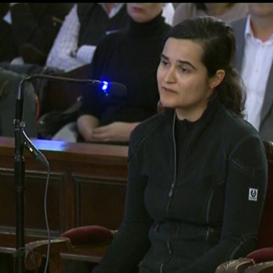 Montserrat González durante el juicio en León. Imagen de archivo: EiTB