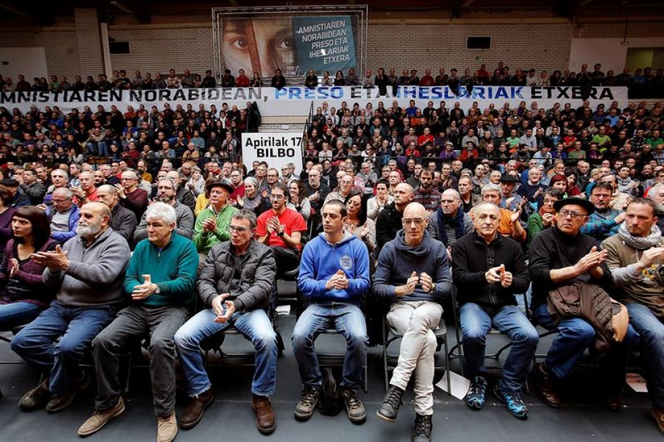 El colectivo de presos políticos vascos, EPPK. Foto: EFE