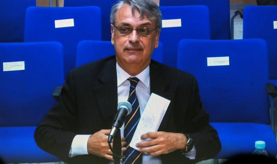 El exsecretario del Instituto Nóos, Miguel Tejeiro en su declaración ante el juez del caso Nóos. EFE