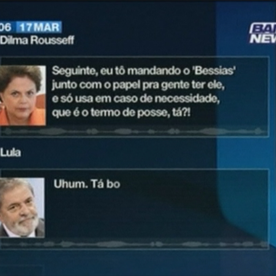 Rousseff a Lula: 'Usa este documento cuando lo necesites'