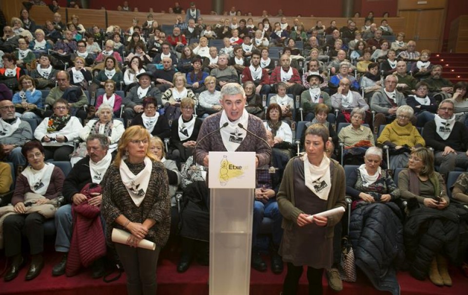 Foto de la última asamblea nacional de Etxerat. Foto de archivo: EFE
