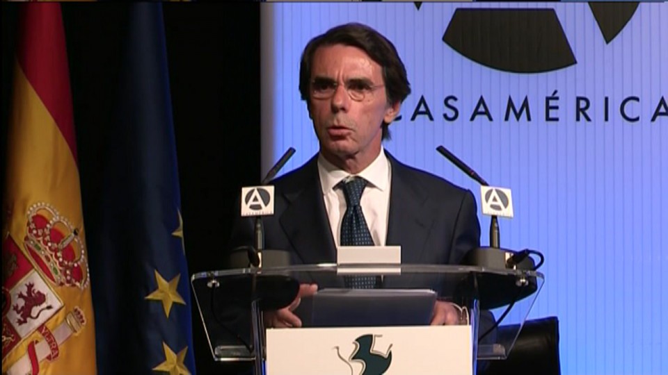 Jose Maria Aznar, Espainiako Gobernuko presidente ohia. Artxiboko argazkia: EiTB