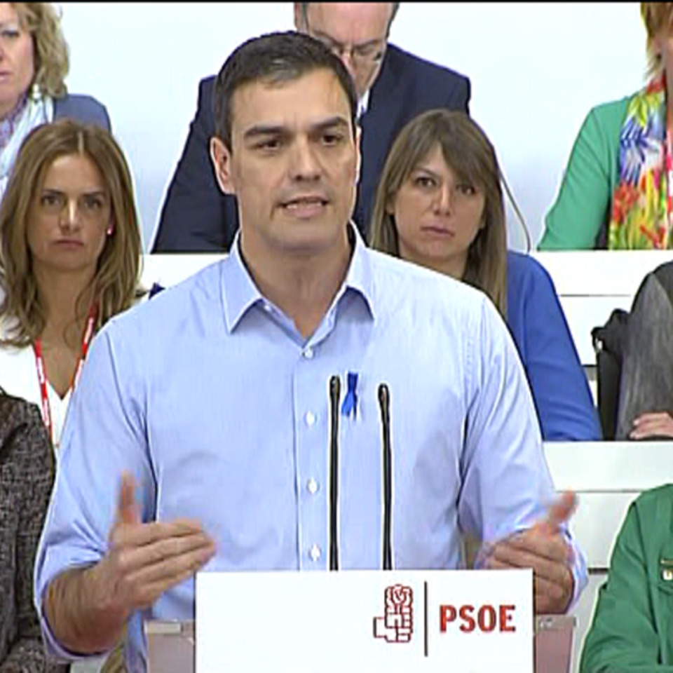 Pedro Sanchez PSOEko idazkari nagusia eta Albert Rivera Ciudadanoseko burua. Artxiboko irudia: EFE