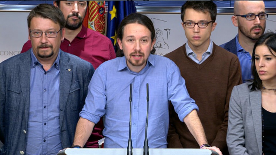 El líder de Podemos, Pablo Iglesias. Foto de archivo: EiTB