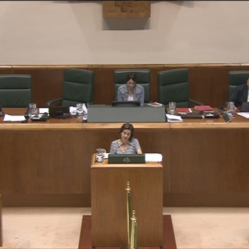 El Parlamento Vasco en una sesión anterior. Foto: EFE