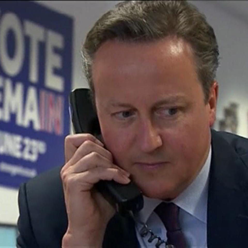 David Cameron Erresuma Batuko lehen ministroa.