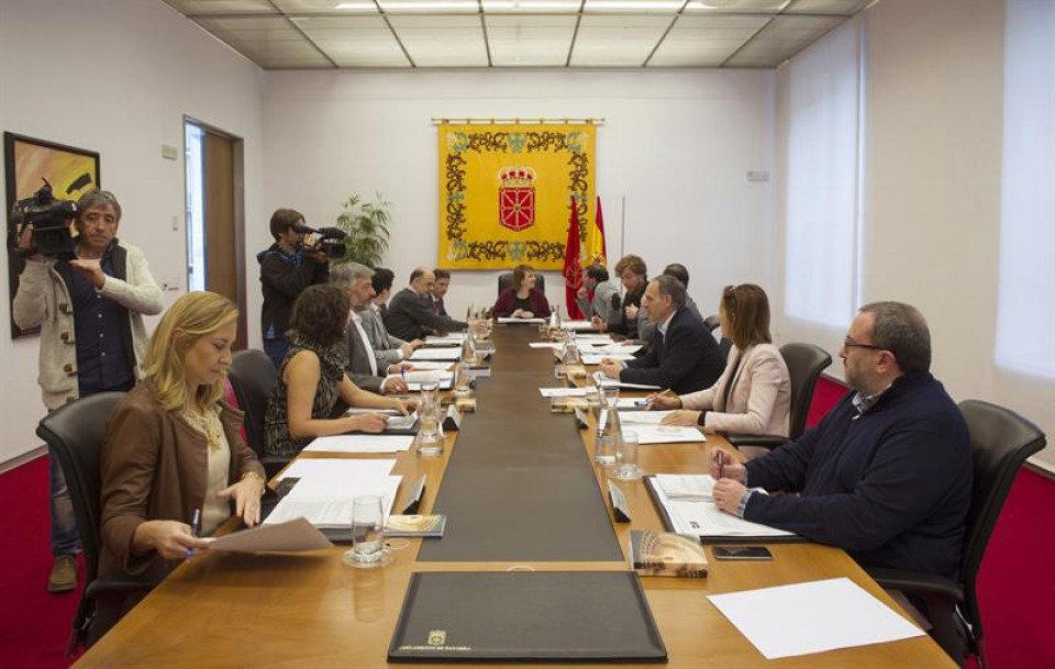 Junta de Portavoces del Parlamento de Navarra.