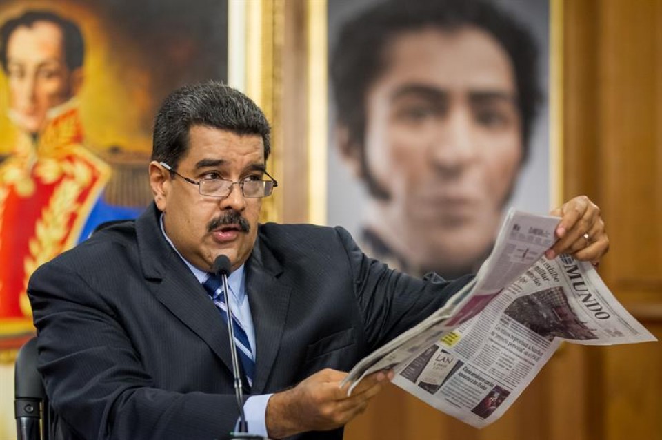 Nicolas Maduro Venezuela presidentea. Argazkia: EFE